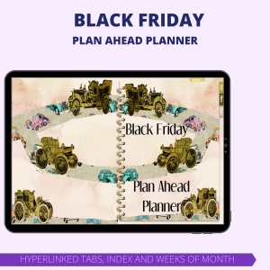 Mens Digital Black Friday Plan Ahead Planner