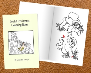 Joyful Christmas Coloring Book Printable