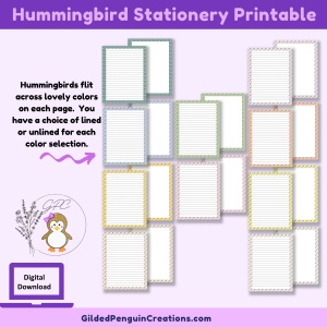Hummingbird Border Stationery
