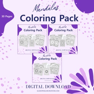 Mandalas Coloring Pack