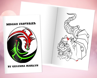 Dragon Fantasies Coloring Book Printable
