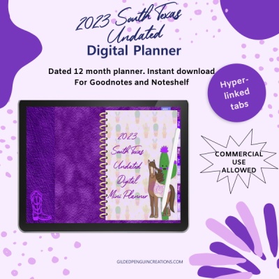 2023 South Texas Undated Digital Planner